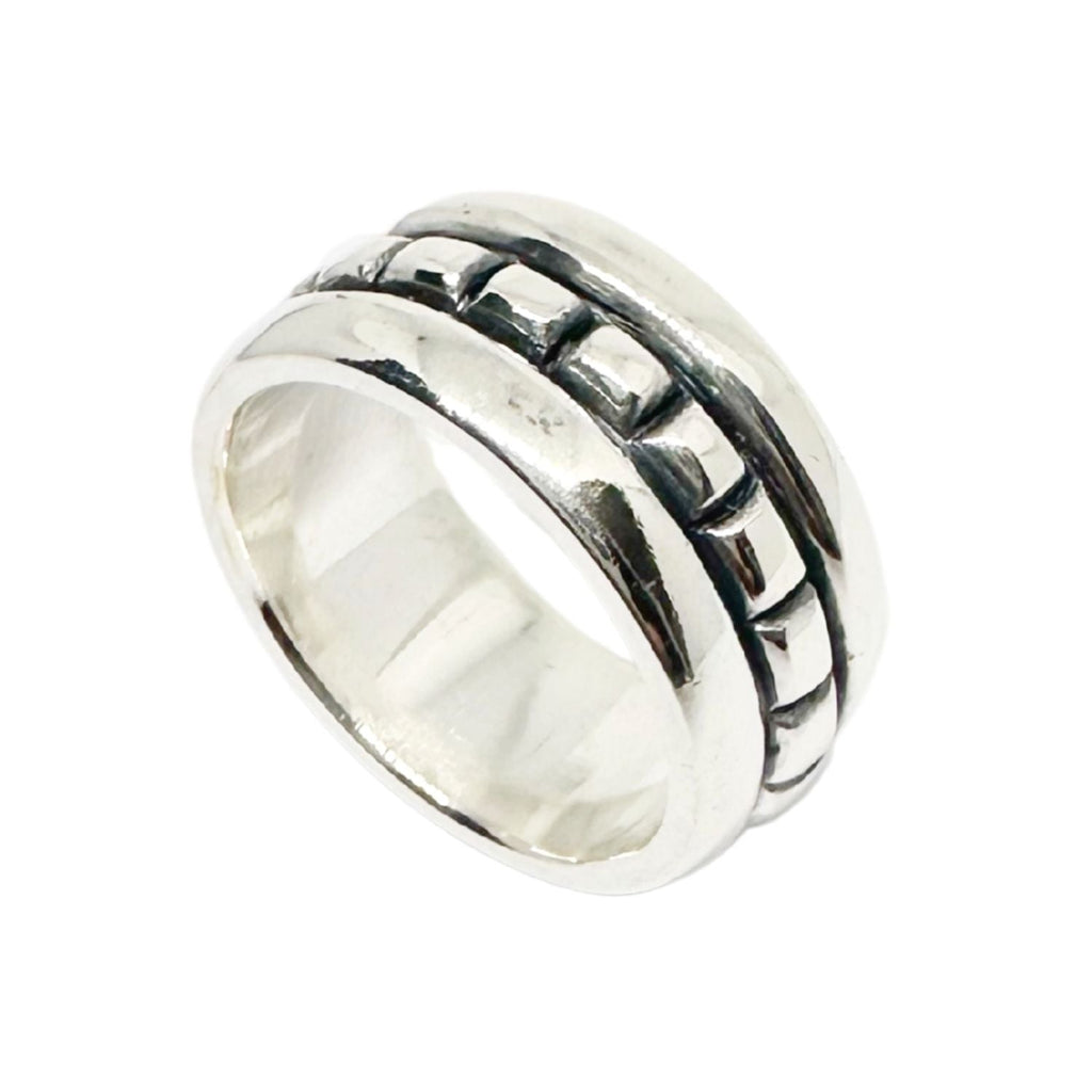 Square Ring for Men – Sterling Silver 925