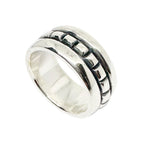 Square Ring for Men – Sterling Silver 925