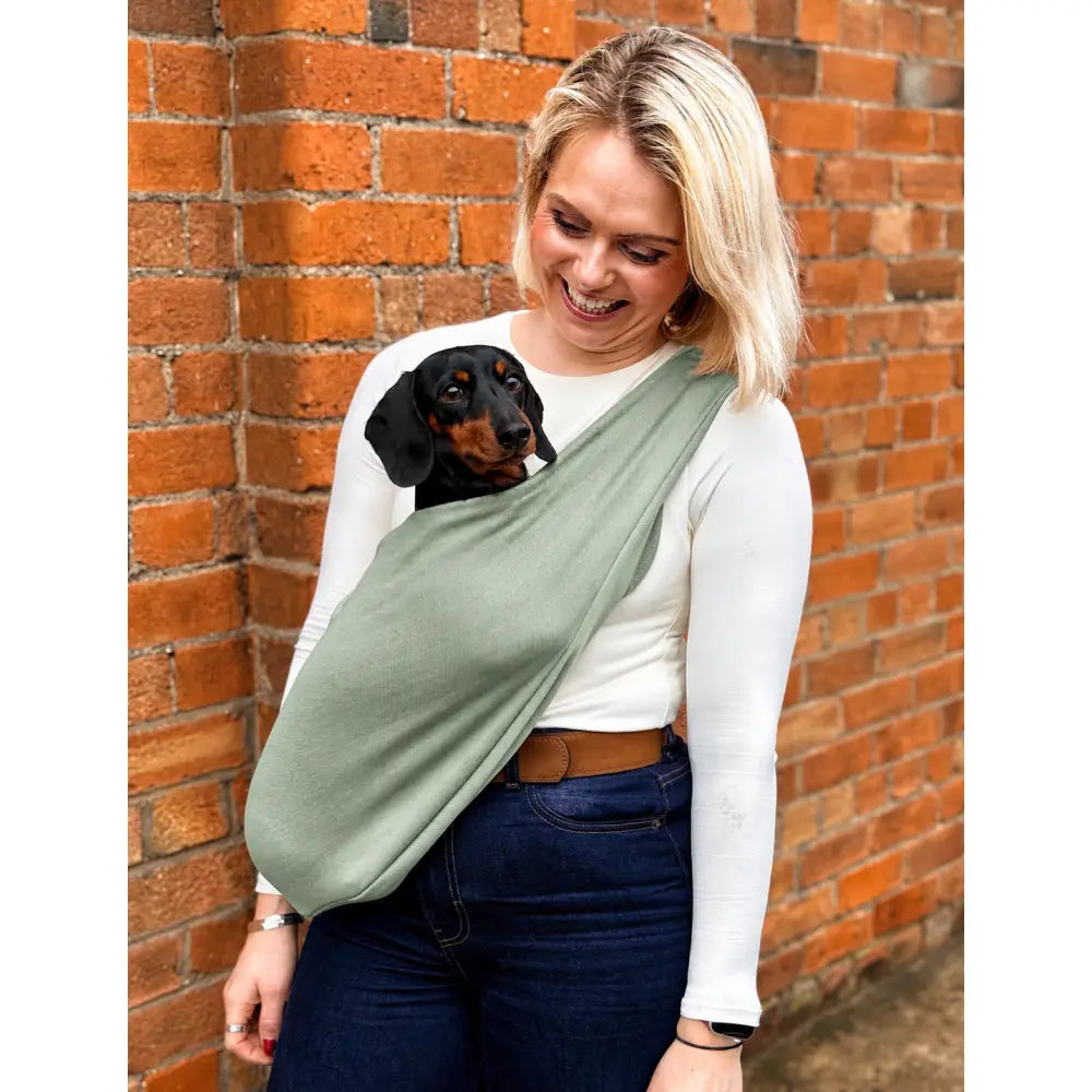 Lite Sweatshirt Dog Sling Carrier - Ready to Ship