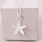Starfish Silver Charm