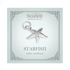 Starfish Silver Charm