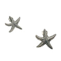 Starfish Stud Earrings – Handmade Sterling Silver 925 or Gold