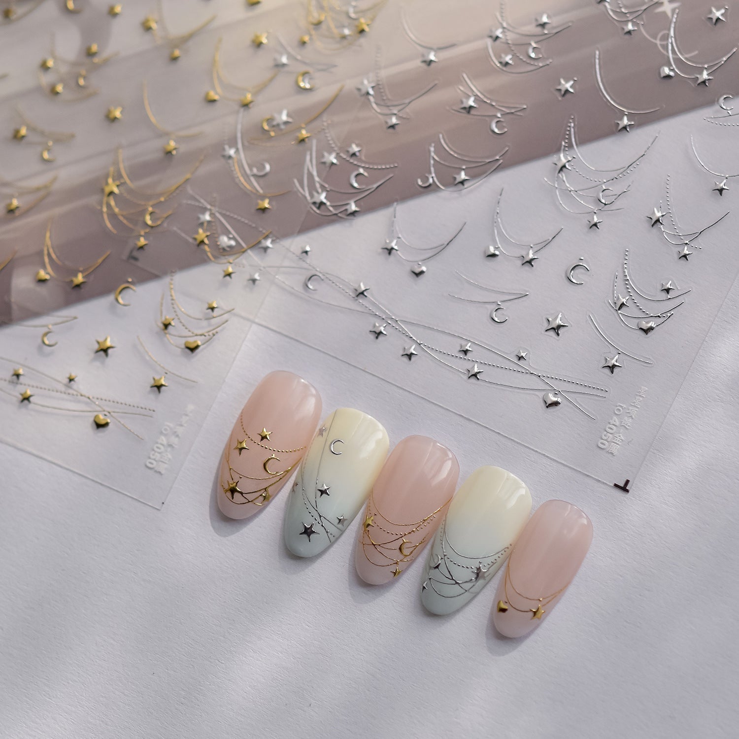 Hello Claws | Star Necklace Nail Deco Sticker