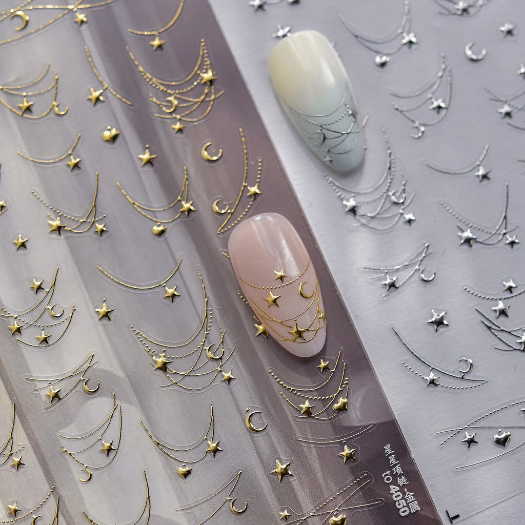 Hello Claws | Star Necklace Nail Deco Sticker