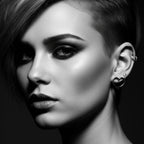 Heart Stud Earrings – Sterling Silver & Custom Gold Options