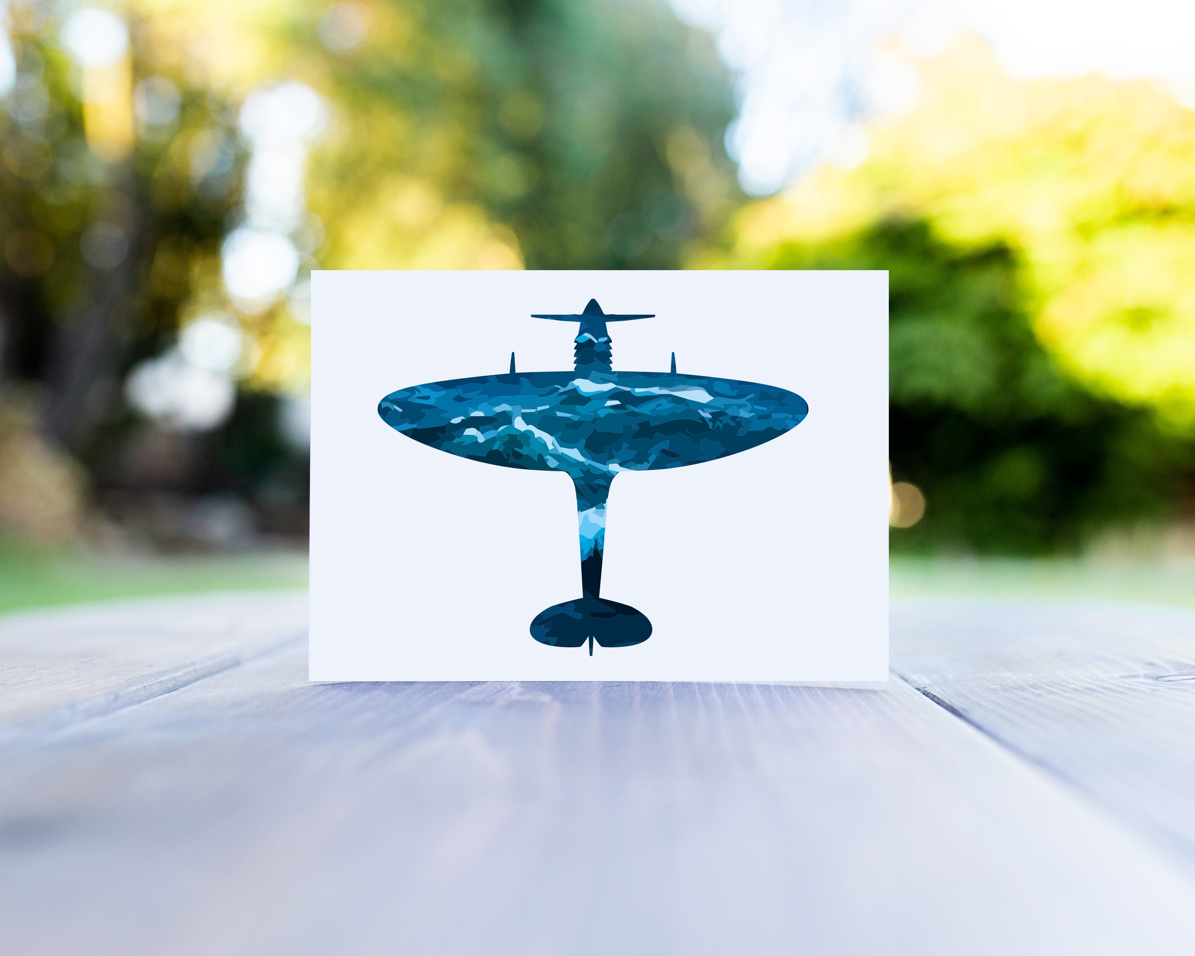 Seafire Stormy Seas Greeting Card