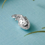 Strawberry Silver Charm