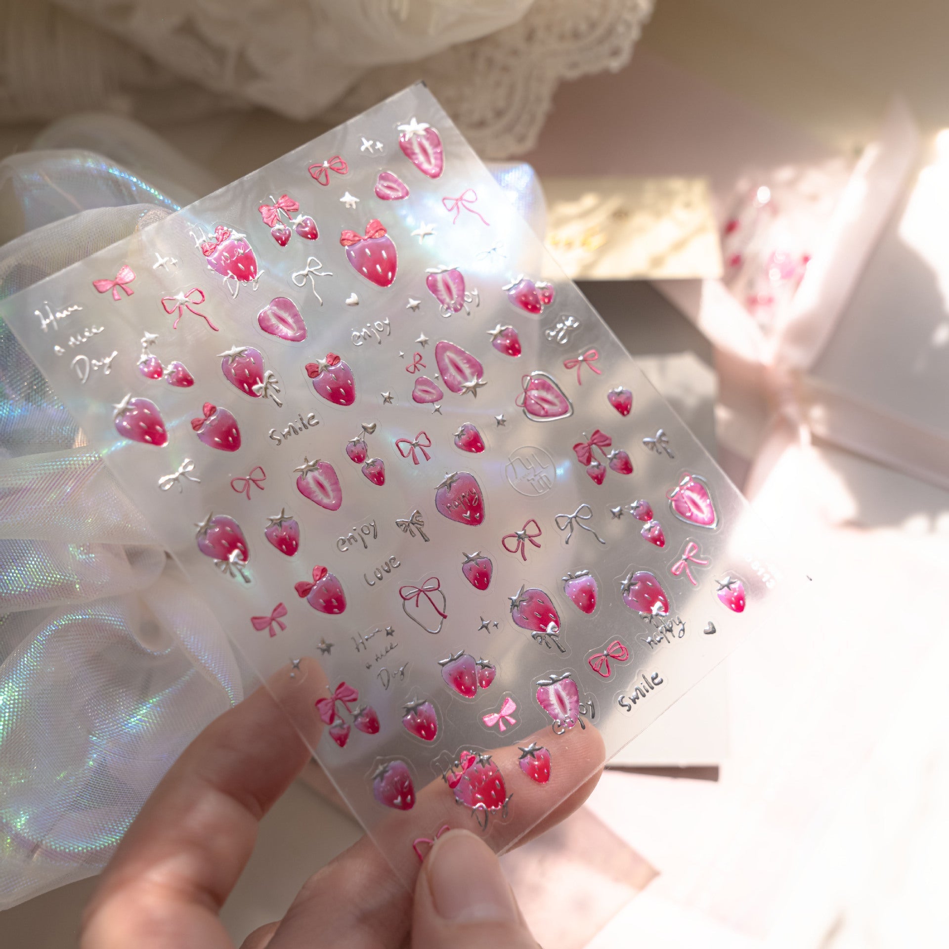 Hello Claws | Strawberry Nail Deco Sticker