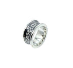 Street Ring Band – Sterling Silver 925 – Chunky Statement Ring