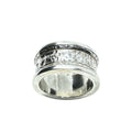 Street Ring – Sterling Silver Men’s Band with Oxidised Finish