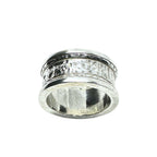 Street Ring – Sterling Silver Men’s Band with Oxidised Finish
