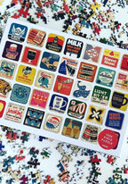 Stylish Vintage Beer Puzzle