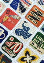 Stylish Vintage Beer Puzzle