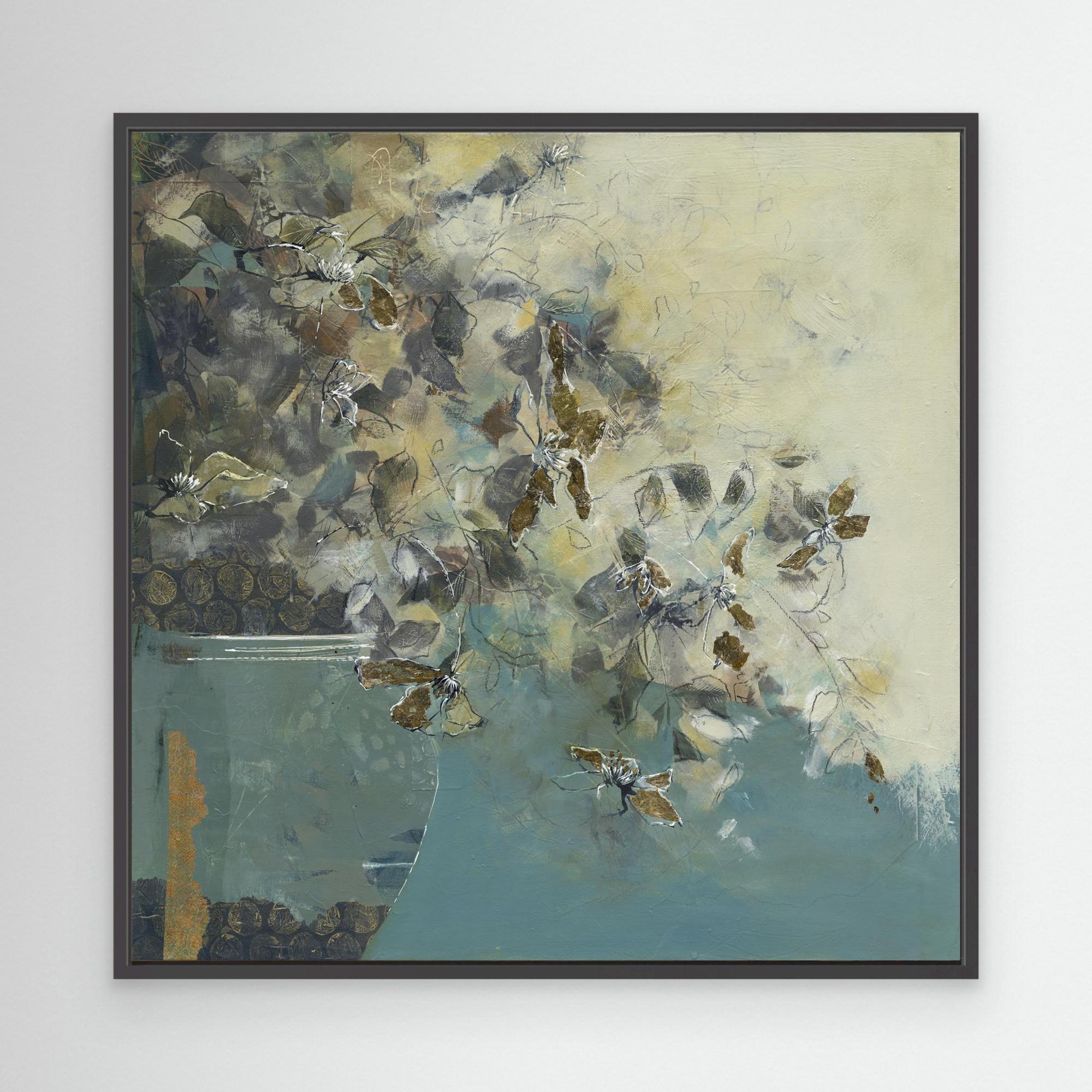 Golden Blooms - Canvas Art Print