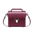 Handmade Leather Sugarcube Handbag - Oxblood