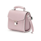 Handmade Leather Sugarcube Handbag - Rose Quartz