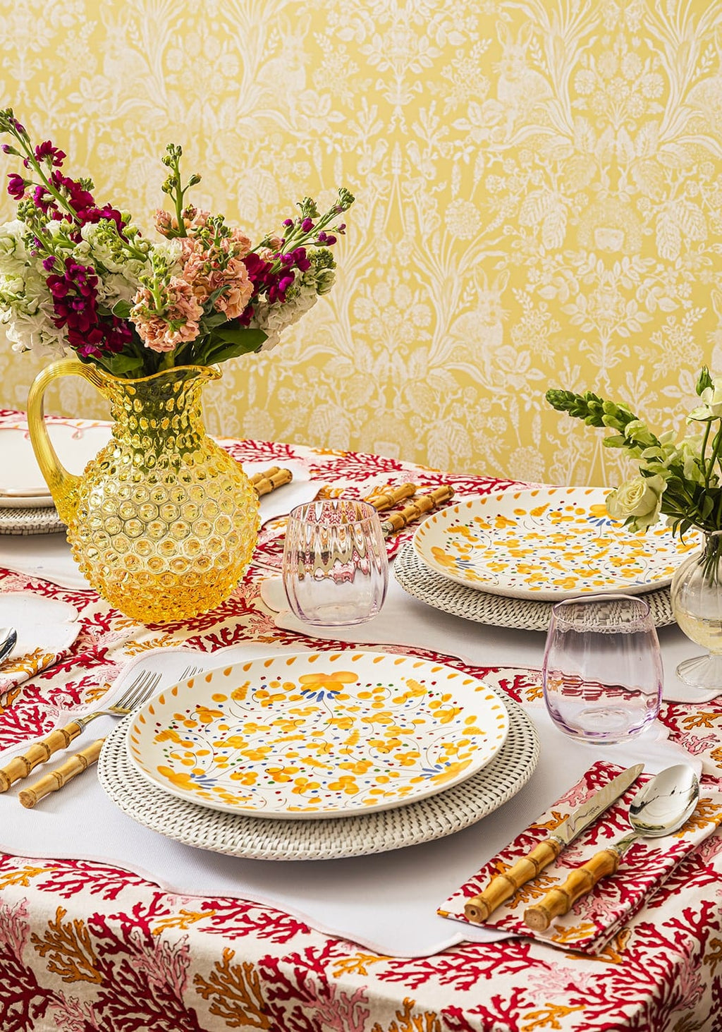 Beatrice Daisy Dinner Plate - Set of 6