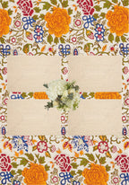 Surrey Rattan Rectangles Placemat - Sand Colour set of 4