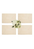 Surrey Rattan Rectangles Placemat - Sand Colour set of 4