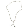 Kanji "Person" Pendant Necklace – Sterling Silver 925 Snake Chain
