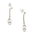 Marinara Anchor Drop Earrings – Handcrafted Sterling Silver