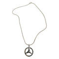 Mercedes Pendant Necklace – Sterling Silver 925 Snake Chain