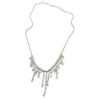 Rain Drop Necklace –  Recycle Sterling Silver 925 Handmade