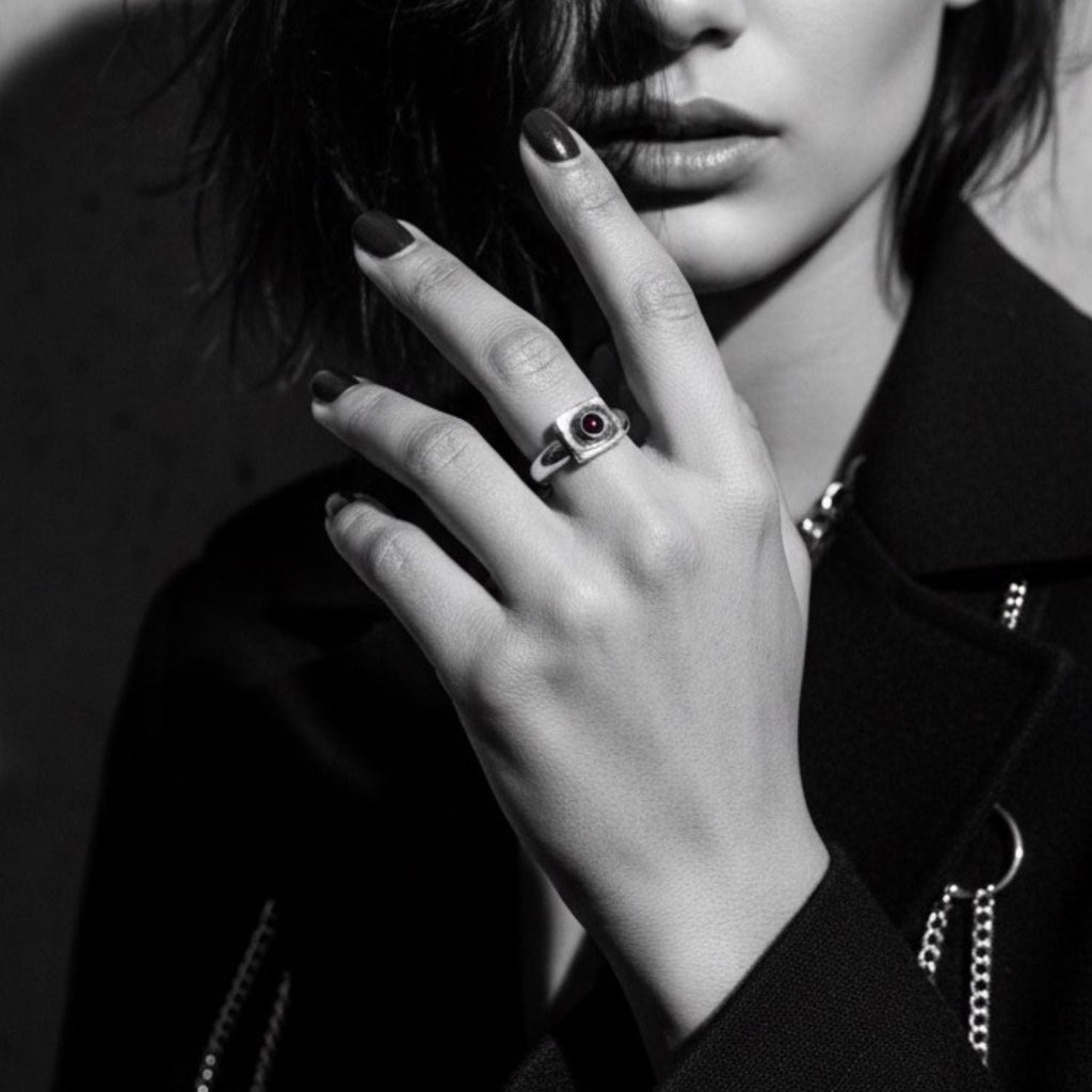 The Cube Ring - Handmade Ring In Sterling Silver