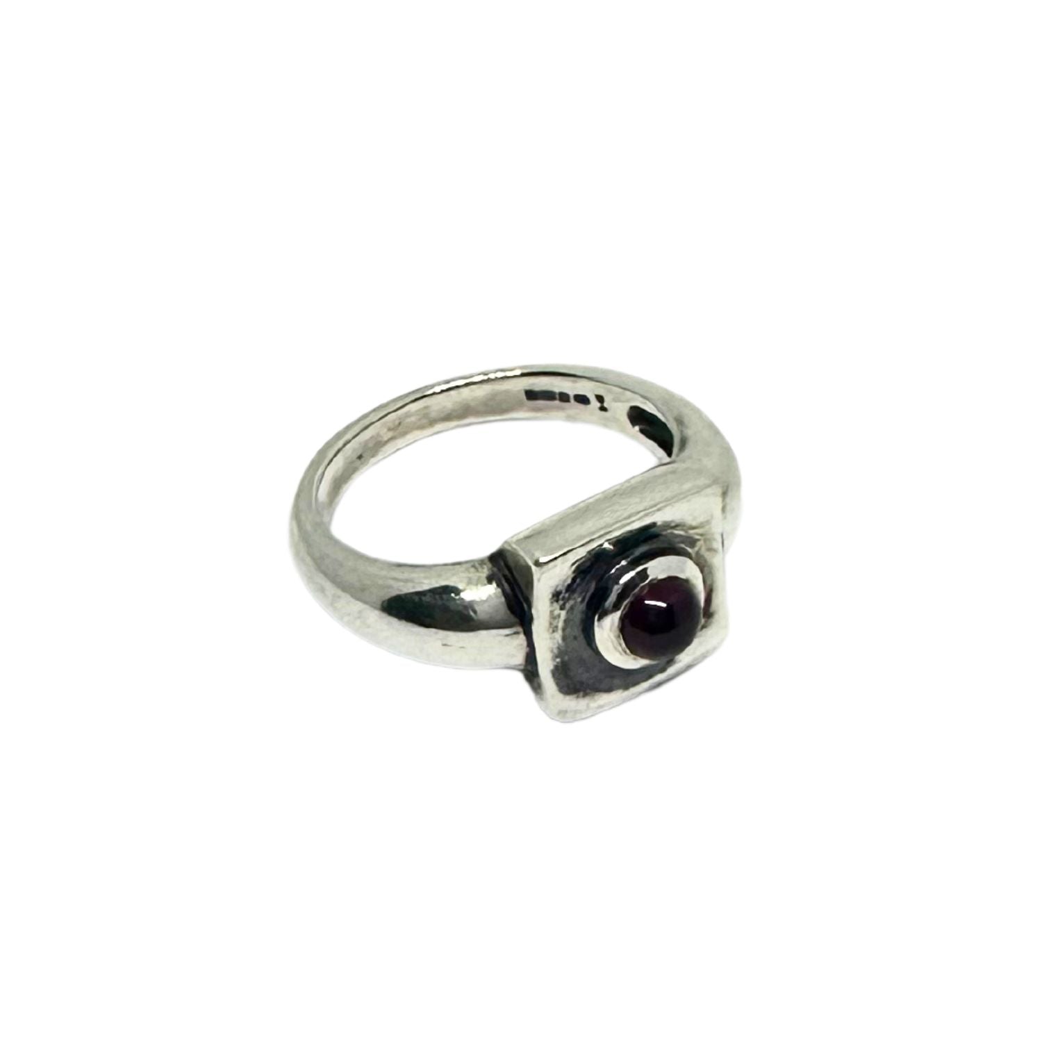 The Cube Ring - Handmade Ring In Sterling Silver