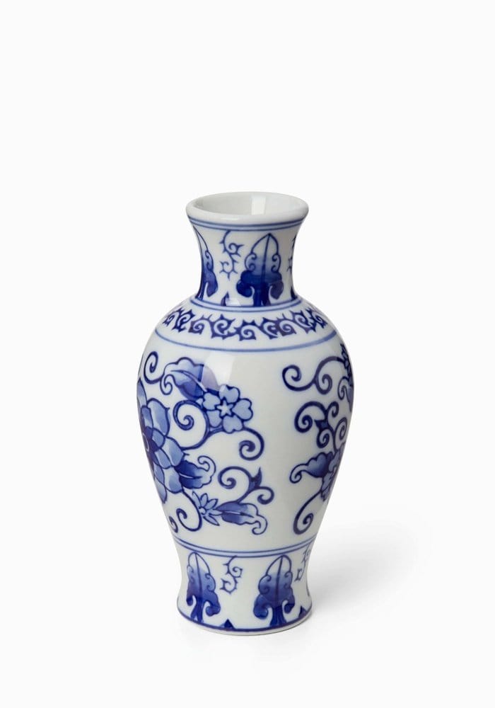 Three Delft Bud Vases