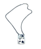 Skull Choker Necklace – Sterling Silver 925 – Byzantine Chain