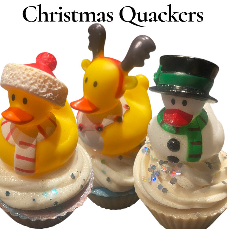 Cupcake Soap with Rubber Duck Topper