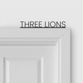 THREE LIONS door topper and door tag