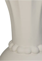 Timeless Ivory Vase with Bobbin Accent