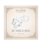 Tiny Bumble-Bee Silver Charm