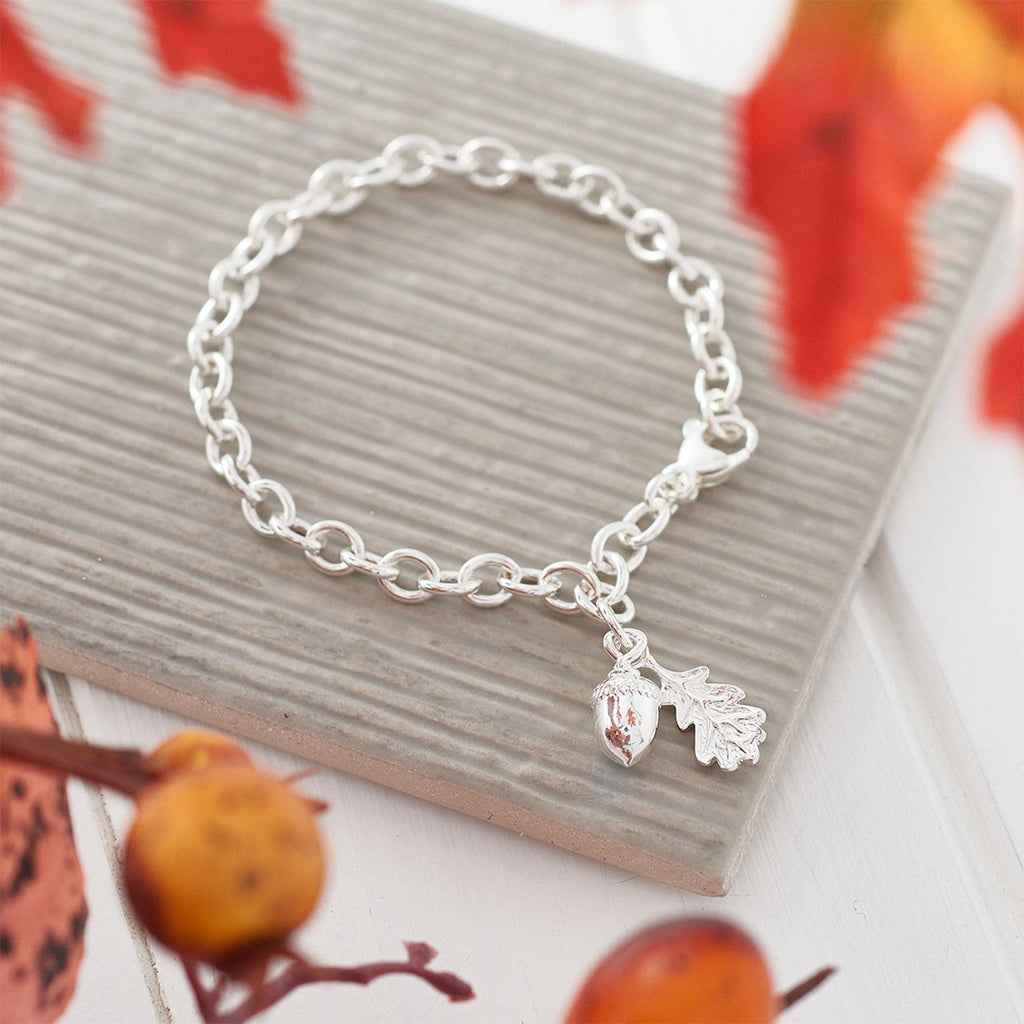 Tiny Beginnings Christening Silver Charm Bracelet