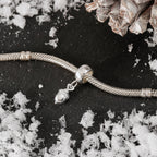 Tiny Acorn Silver Charm