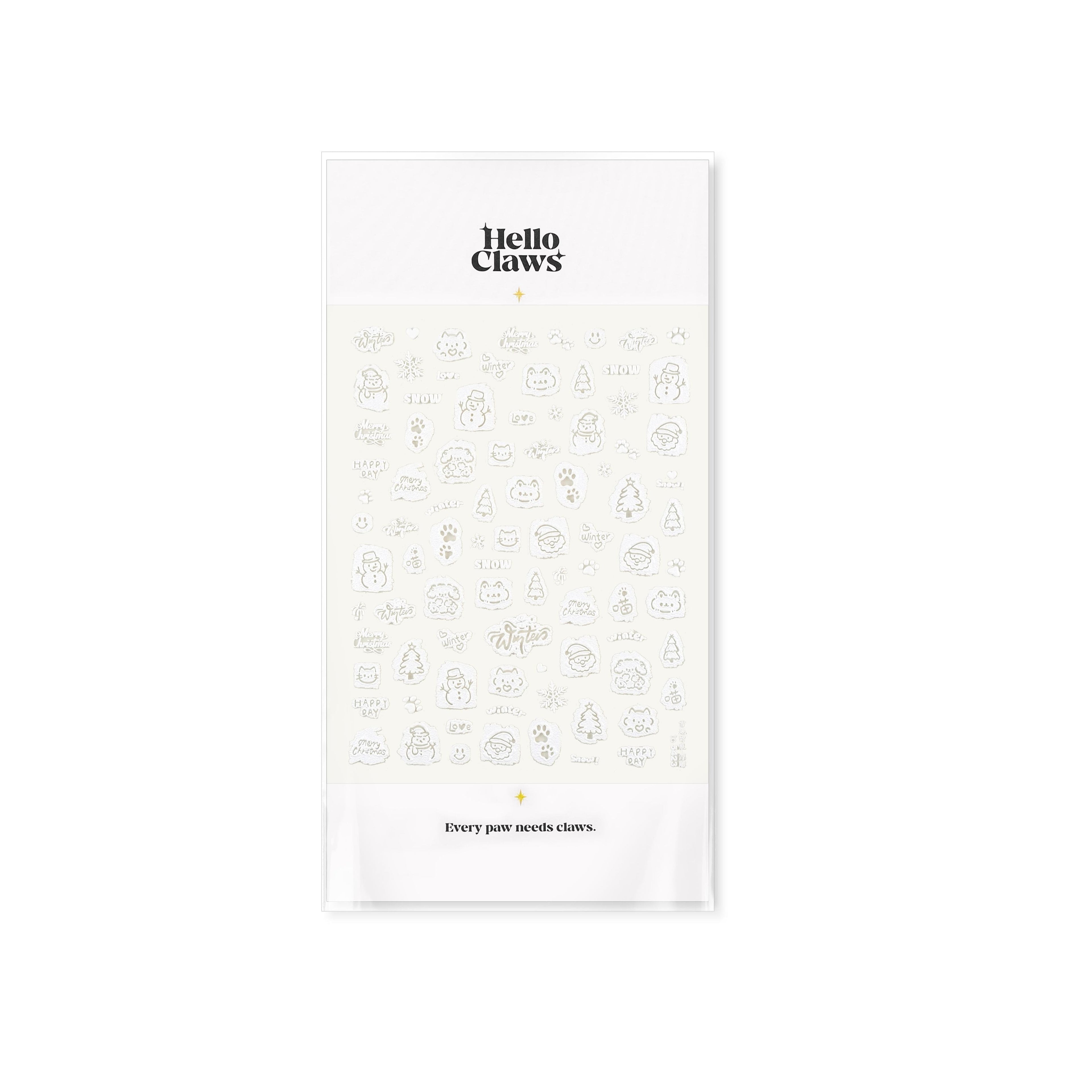 Hello Claws | Snow Nail Deco Sticker