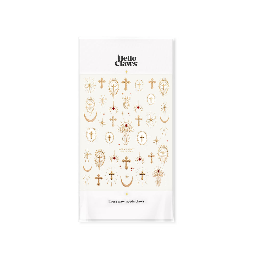 Hello Claws | Holy Light Jesus Nail Deco Sticker