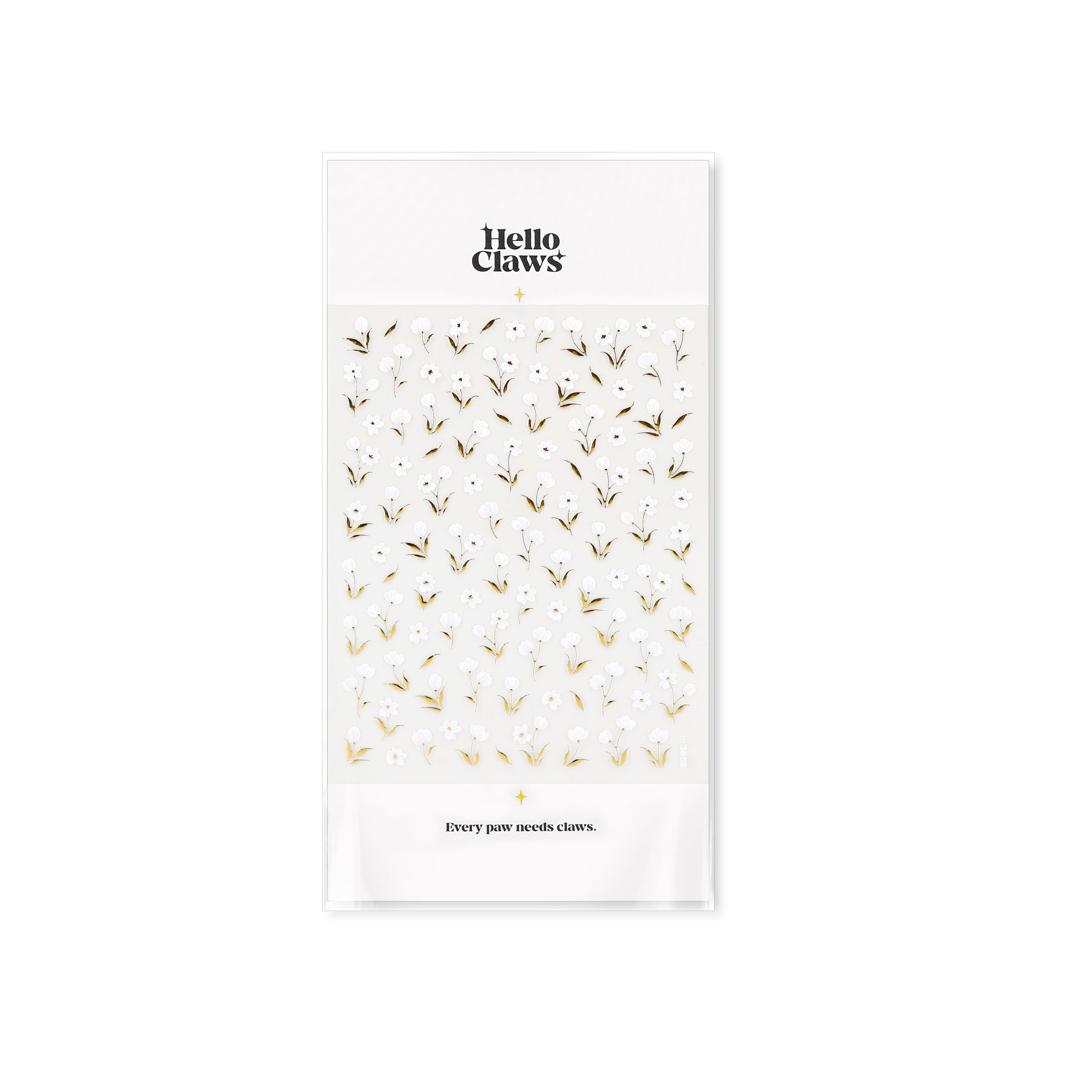 Hello Claws | White Blossom Nail Deco Sticker