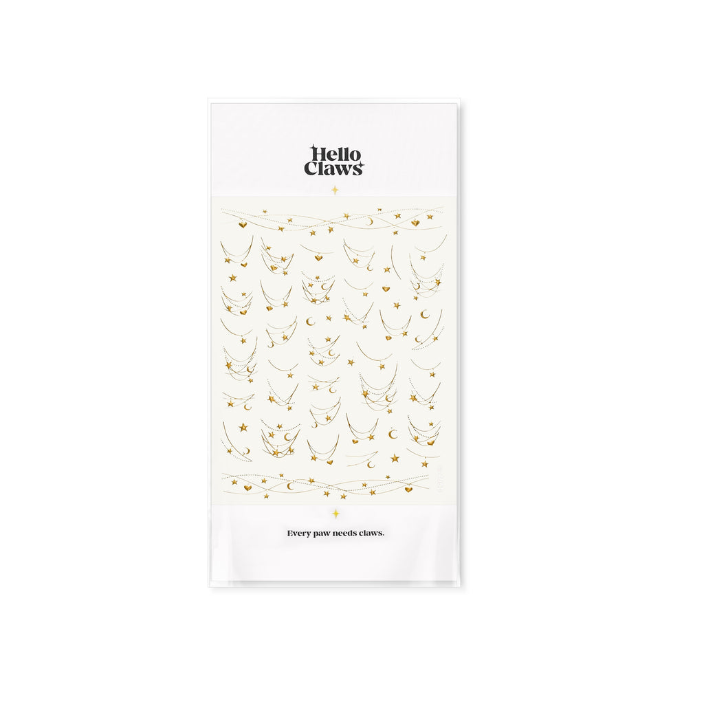Hello Claws | Star Necklace Nail Deco Sticker