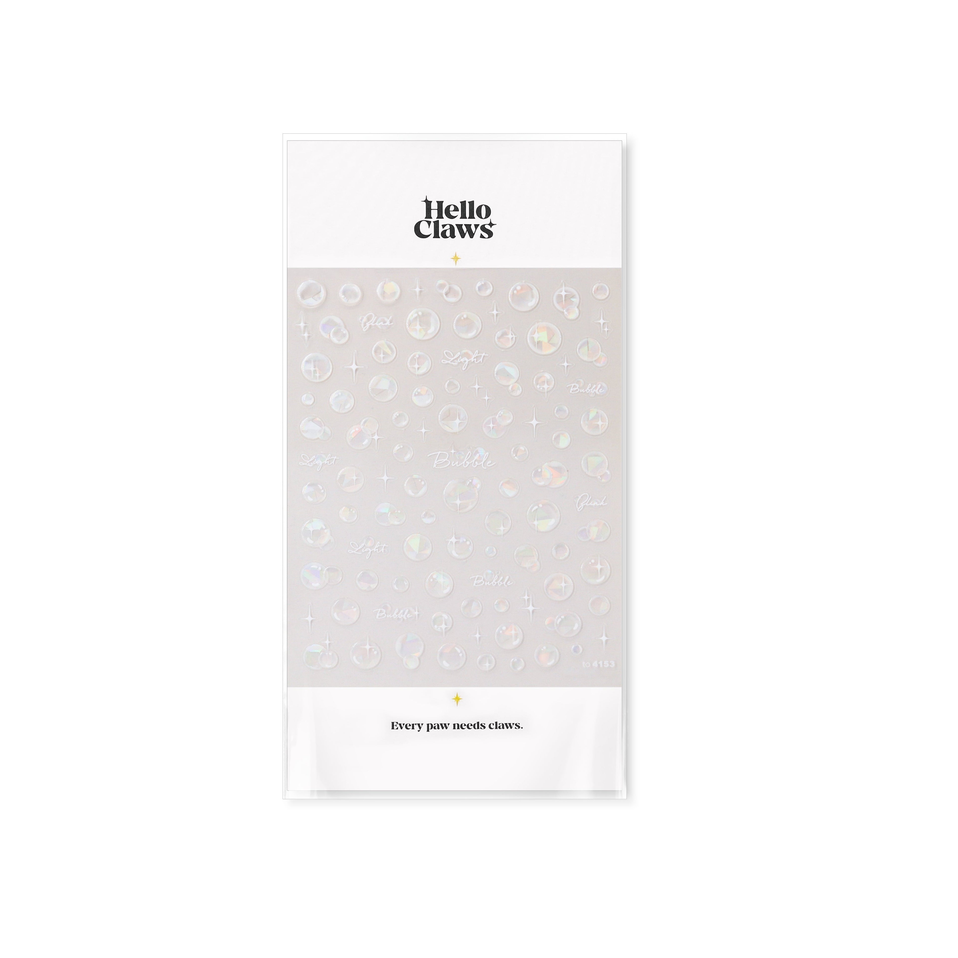 Hello Claws | Crystal BubbleNail Deco Sticker