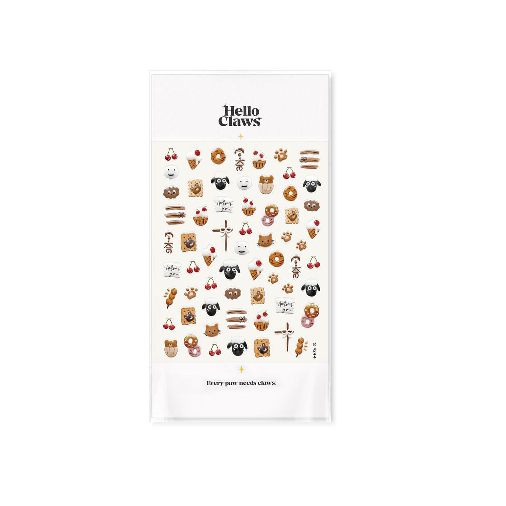 Hello Claws | Sheep And Cherry Nail Deco Sticker