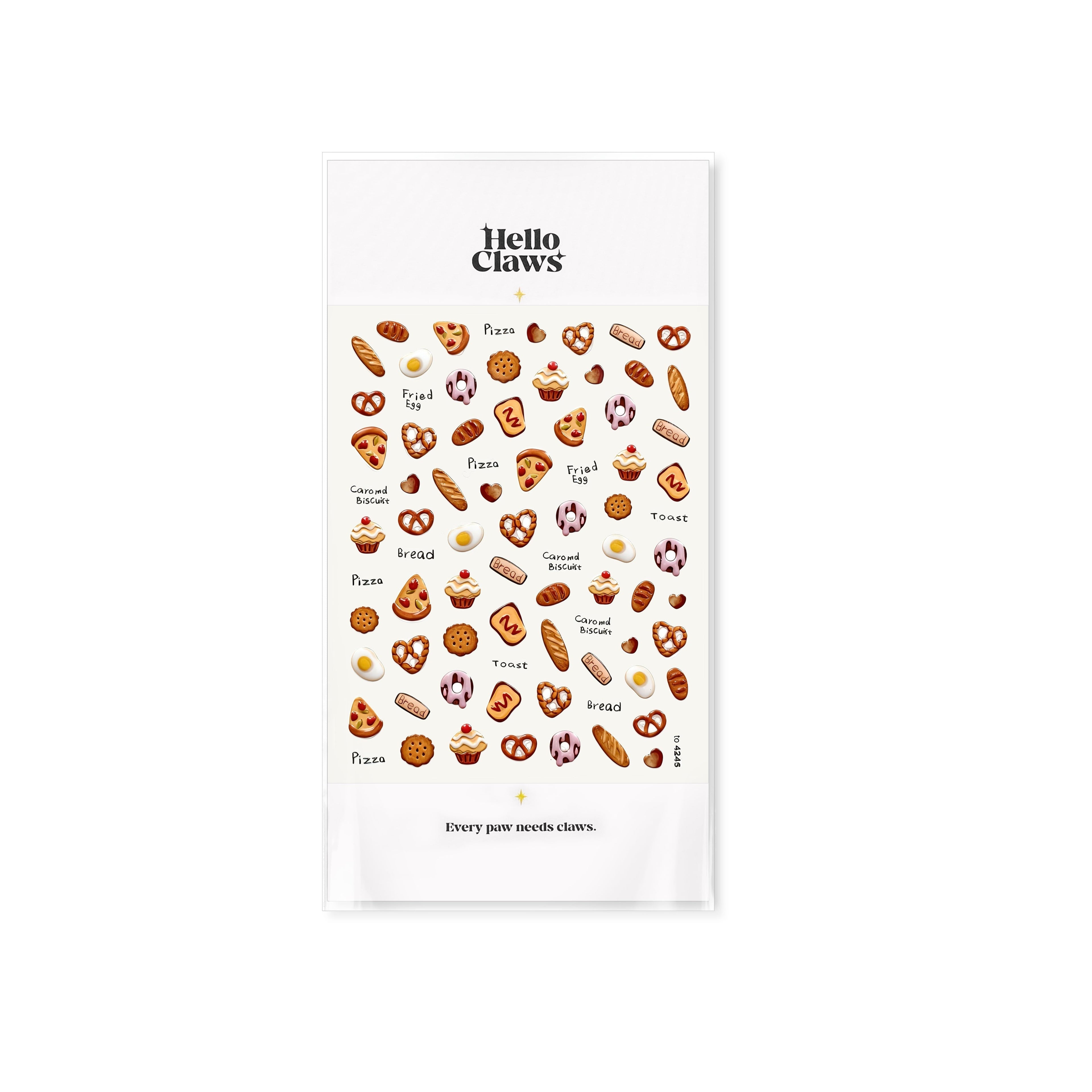 Hello Claws | Pizza Bakery Nail Deco Sticker