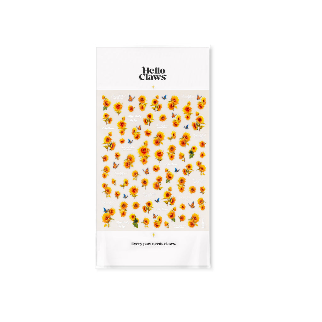 Hello Claws | Sunflower Nail Deco Sticker