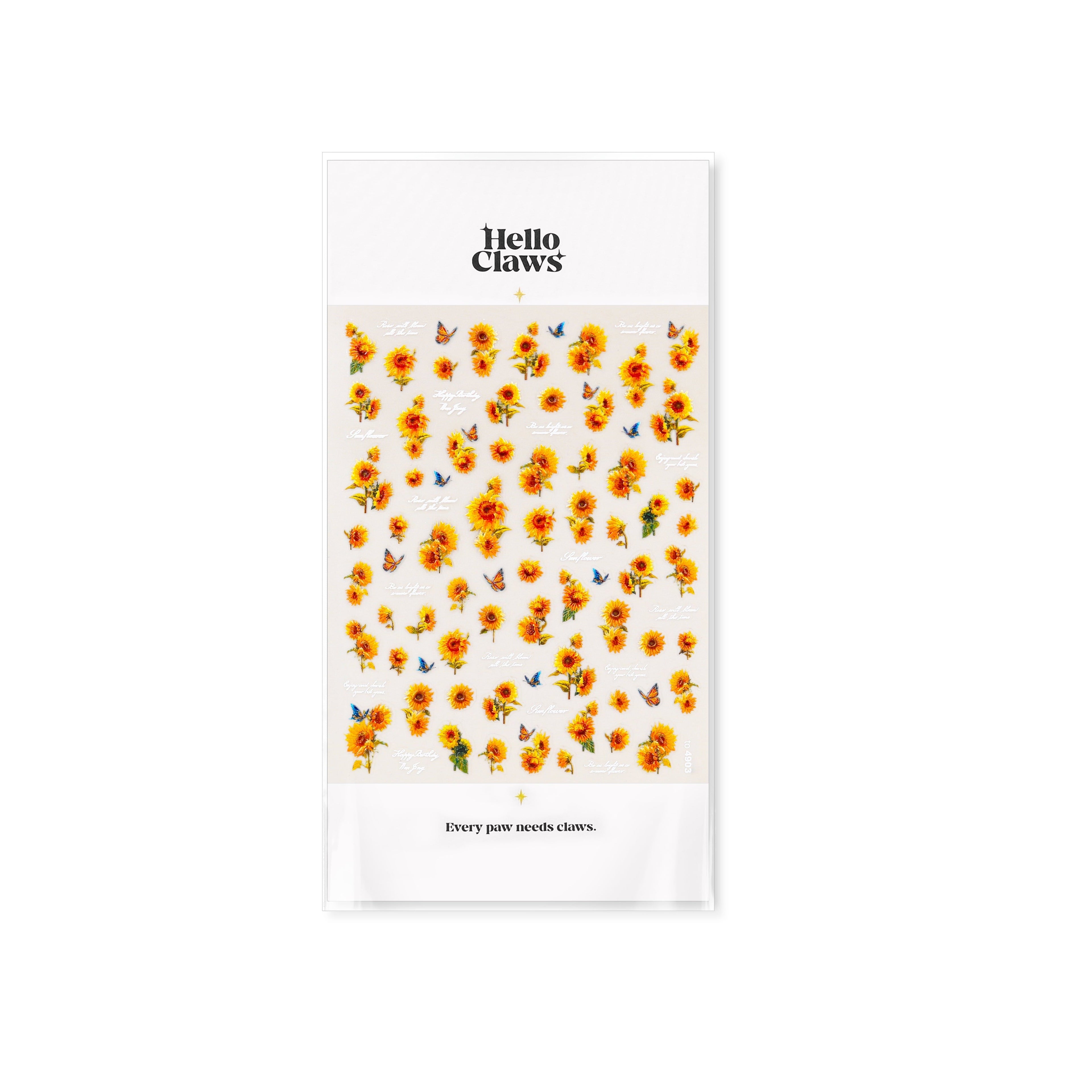 Hello Claws | Sunflower Nail Deco Sticker