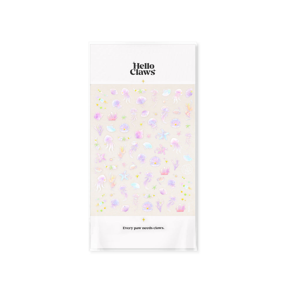 Hello Claws | Bubble Jelly Fish Nail Deco Sticker