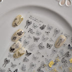 Hello Claws | Butterfly And Bowknot Hot Stamping Nail Deco Sticker