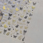Hello Claws | Butterfly And Bowknot Hot Stamping Nail Deco Sticker