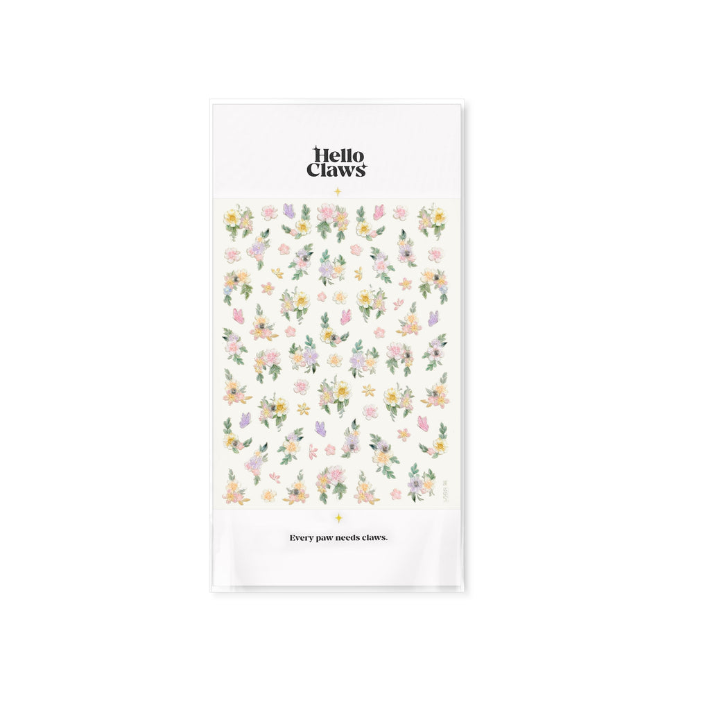 Hello Claws | Flower Diamond Nail Deco Sticker